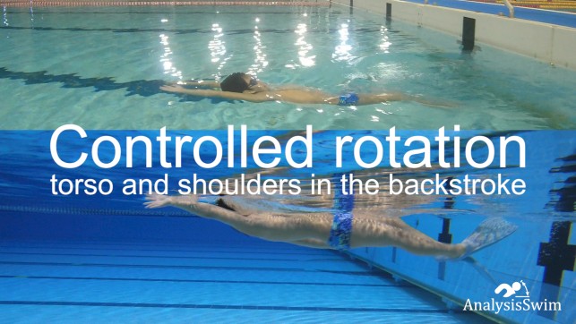 фото для Controlled rotation torso and shoulders in the backstroke