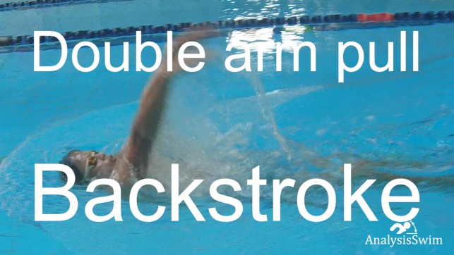 фото для Double arm Pull Backstroke