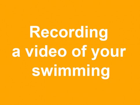 фото для Recording a video of your swimming