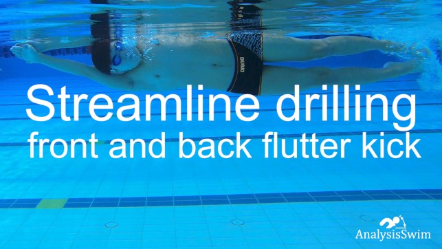 фото для Streamline drilling front and back flutter kick